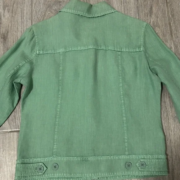 LIKE NEW! Women's Tommy Bahama Palms Linen Jacket - XS - Picture 13 of 15